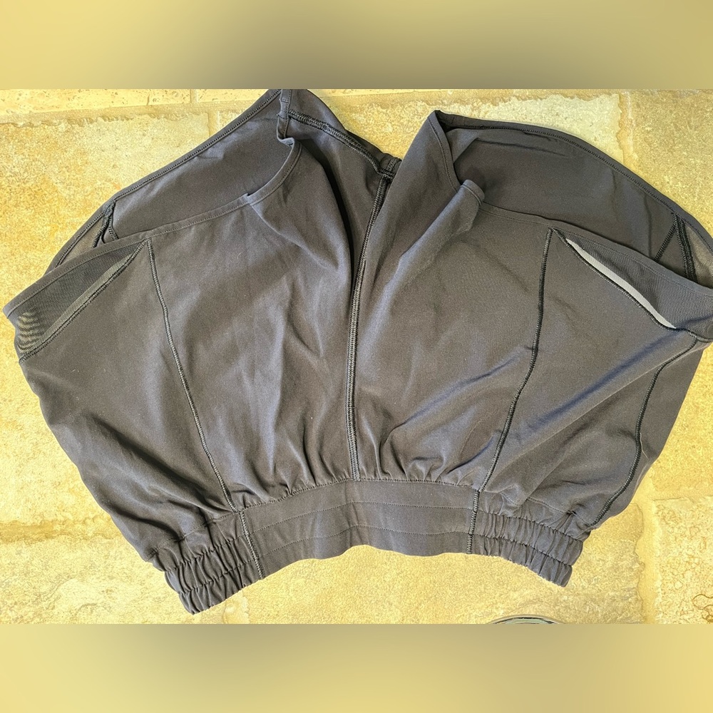 Lululemon Hotty Hot shorts. 4 inch inseam. Black size 6